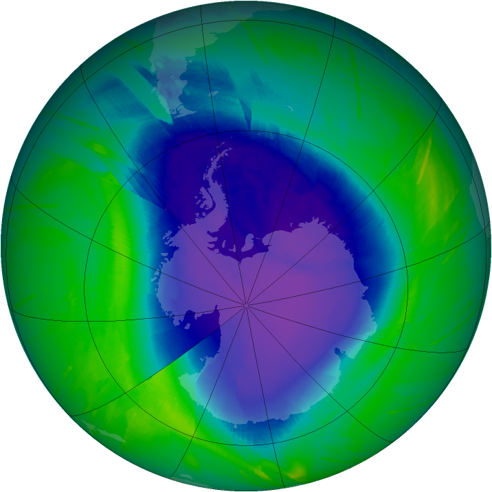 Ozone Map 2010-10-10